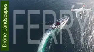 Douglas Harbour and Ferry's inc Ben-My-Chree - Isle of Man by Drone
