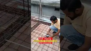 how to perfect slab piping 💯👍chhat piping kaise karein ✅#shorts #electrical #wairing