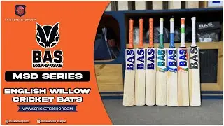 BAS MSD Series New lot English Willow Cricket Bat | BAS Latest Collection 2024