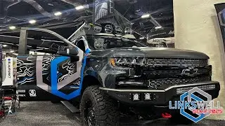 LinksWell 2019 Silverado Overland Build Прогулка вокруг.