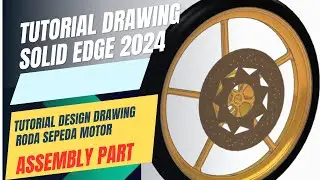Tutorial Design Roda sepeda motor ,