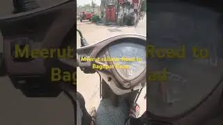 Meerut railway Road, sa jaane wala Baghpat Road ka rasta ￼😳😳