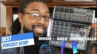 BEST Podcast Setup For Group with Music & Phone Calls | How To Start A Podcast For Beginners