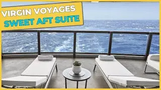 VIRGIN VOYAGES - Sweet Aft Suite - Rockstar Quarters - Resilient Lady - Cabin Tour 4K