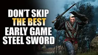 The Witcher 3 | How To Get The HEADHUNTER Steel Sword Early Game (Relic Weapon) Sword Location VELEN