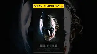 Why did Christopher Nolan make The Dark Knight ??🔥#batman #dc #shorts