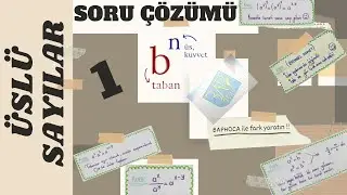 9. SINIF ®️ ÜSLÜ SAYILAR ®️ SORU ÇÖZÜMÜ1️⃣ EFSANE SORULAR #netleruçuyor #5dakikadaTYT #çokiyianladım