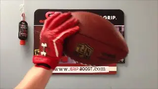 How to Keep Your Football Gloves Sticky --- Use Grip Boost