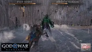 Kratos Vs BODVAR & STAROLFR (No damage) (PS5) (1080p60fps) - God of War Ragnarok