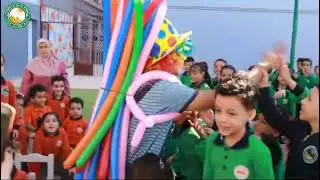 حفل استقبال وترحيب بطلاب رياض الاطفال عربي ولغات