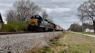 CSX 2610 GP38-2 Coming Through Elm City, NC