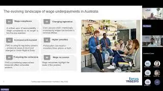 Webinar | Tackling wage underpayments in Australia - Forvis Mazars