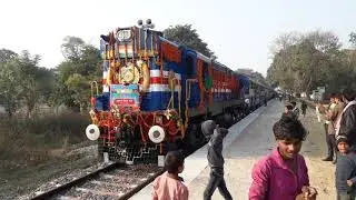 Sitapur-Lucknow Inaugural Train Run @ Itaunja halt