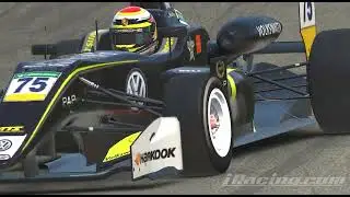 Brandon Guillot Push lap in the 2017 Dallara Formula 3 car + Telemetry | Iracing