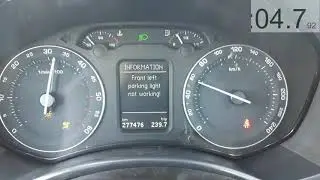 SKODA OCTAVIA 1.9TDI 77 KW 0-100KM/H Acceleration