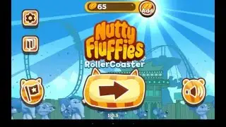 Nutty Fluffies Rollercoaster - HD Android Gameplay - Child games - Full HD Video (1080p)