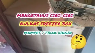 PENYEBAB‼️KULKAS FREEZER BOX SHARP TIDAK DINGIN
