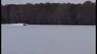 Allison boats Mercury power, lil prostock putting up 104 mph pass