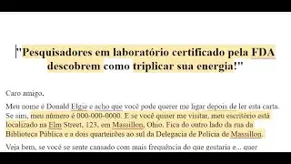 An&aacute;lise Copy Gary Halbert -  