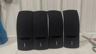 Bose 161 Surround Sound Speakers Set of 4 Black