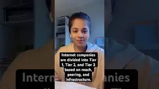 What do they do? Tier 1, Tier 2 and Tier 3s Companies ? #internetinfrastructure #internet