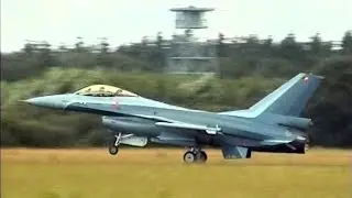 BAF F-16 Solo Display Team with Cdt. Avi. Michael 