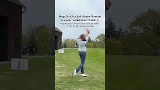 Der Ball-Boden-Kontakt⛳️ - Nur 1 &Uuml;bung entfernt!!! Probiert es aus👍! #golf #golftip  #ballboden