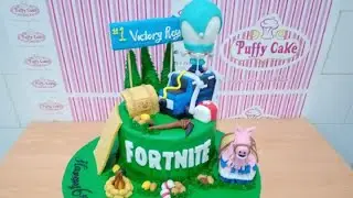 Fortnite Birthday Cake, Topper Cake, Decorations - Howto & Style