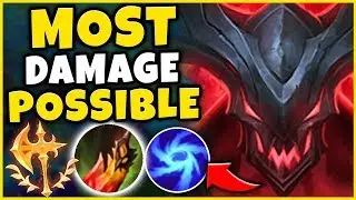 *NEW* HIGHEST DAMAGE KAYN BUILD IS FREELO (DEATH'S DANCE RUSH) - League of Legends