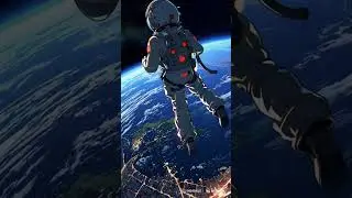 an astronaut in the space #ai #video #aivideo #anime