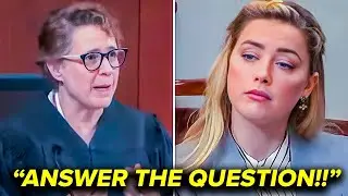 Judge ANGRY! She DISCIPLINES Amber Heard In Cross!
