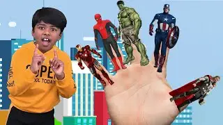 The Avengers Finger Family Song for Kids