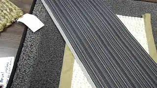 Sewn custom rug samples NC Carpet Binding