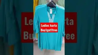 Ledies kurta Buy1gut1free Deal off the day Vishal mega Mart official #official channel321#