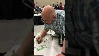 Howard Tayler of Schlock Mercenary at LTUE 2019 and Robin Glassey's Big Book