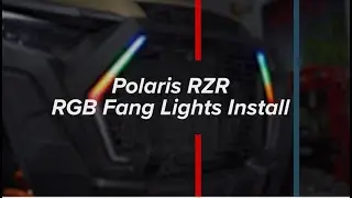 How to install Polaris RZR RGB Fang Lights |SuperATV|