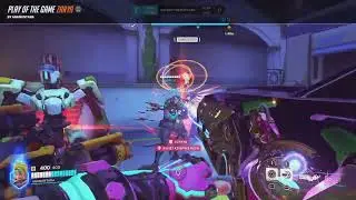 Zarya flexin' Ultimate, Baptiste assist*