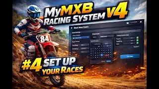 MyMXB Racing System v4 - #4 Set up your Races