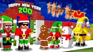 I Opened a New Year Christmas Zoo in Minecraft..