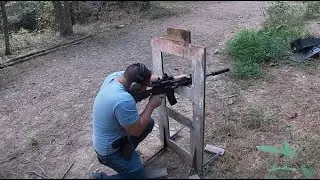 Standard Combat 2Gun Team David (New Record) 1st run, 10-100 yds, rifle 24 hits, pistol 26 hits.