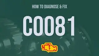 How to Diagnose and Fix C0081 Engine Code - OBD II Trouble Code Explain