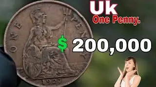 Британская монета в один пенни 1927 года стоимостью до 200 000 долларов! Монеты, стоящие пенни!
