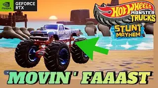 Boosted Big Truck! Hot Wheels Monster Truck Stunt Mayhem Gameplay Bigfoot