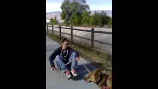Mom falls on my sk8 board Geromy c