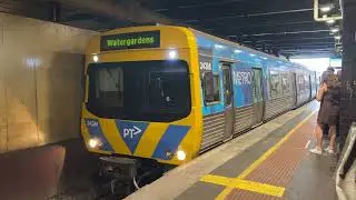 Metro Comeng Departing Flinders Street Station to Watergardens