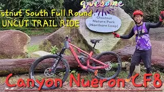Canyon Nueron CF8 | First Ride Uncut at Chestnut South| One Full Round | Muddy Slippery Roots|Sucess