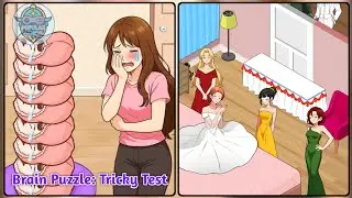 Brain Puzzle Tricky Test Level 29: Help The Bride Block The Door !Gameplay Solution