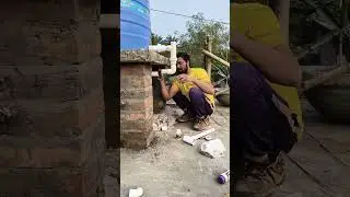 Water tank installing #subscribe #trending #shortvideo #plumbing # work #viral
