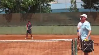 Stage de tennis de Quentin CHAUVIN &agrave; Barcelone