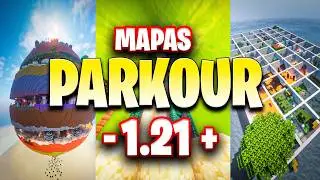 TOP 3 MEJORES MAPAS DE PARKOUR EN MINECRAFT 1.21 JAVA Y BEDROCK